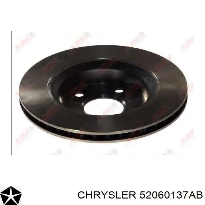 Compre 52060137AB Chrysler Disco do freio dianteiro