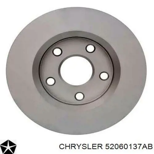 Disco do freio dianteiro Chrysler 52060137AB preço, a partir de 56,02 USD