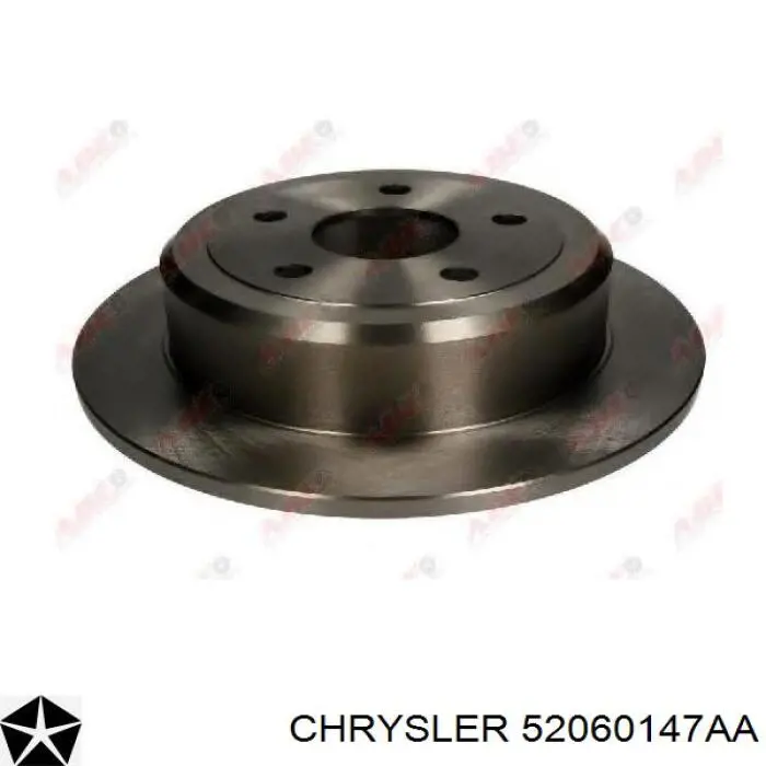 Disco do freio traseiro 52060147AA Chrysler