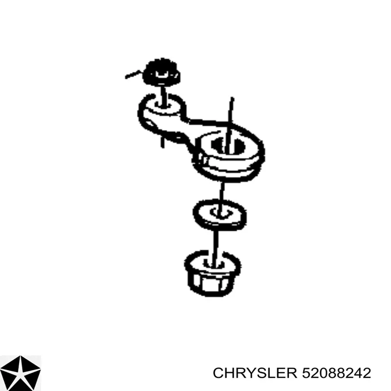 Bipé do controlo de direção Chrysler 52088242 preço, a partir de  USD