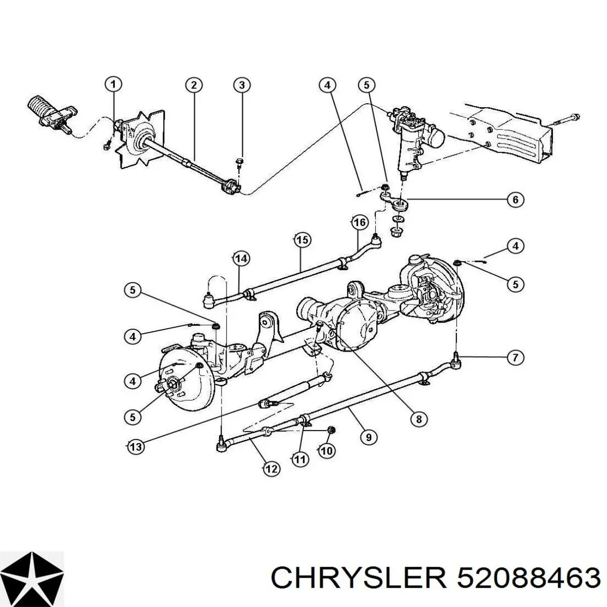 Compre 52088463 Chrysler 