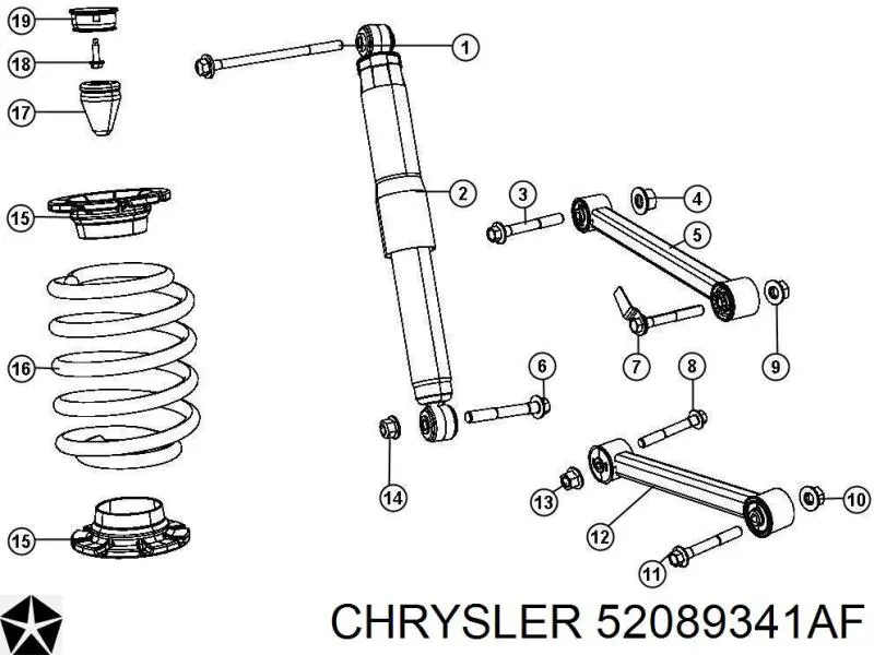  Chrysler 52089341AE preço, a partir de 21,80 USD