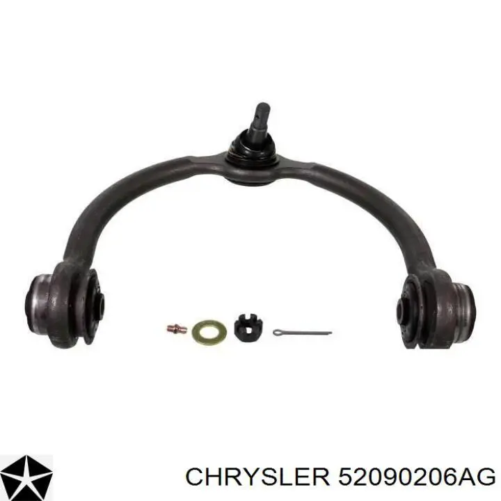 Compre 52090206AG Chrysler Braço oscilante superior esquerdo/direito de suspensão dianteira