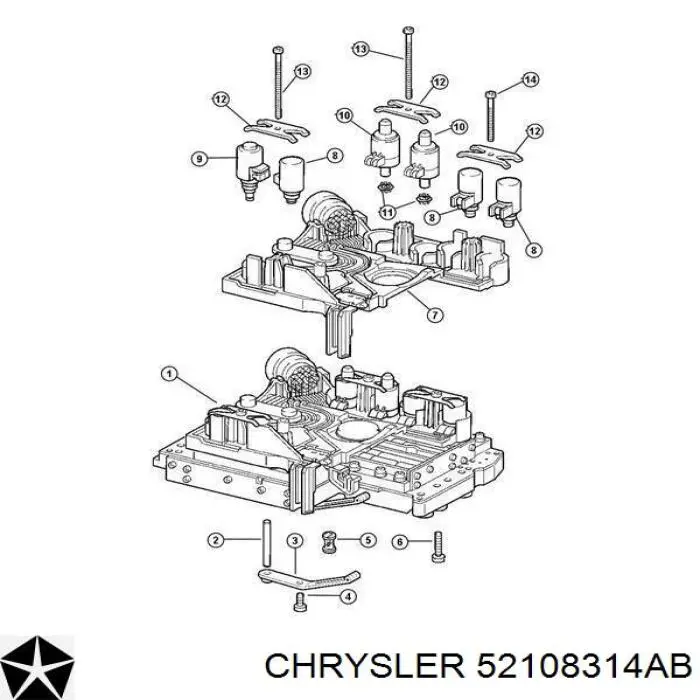 Solenoide da Caixa Automática de Mudança Chrysler 52108314AB preço, a partir de 257,52 USD