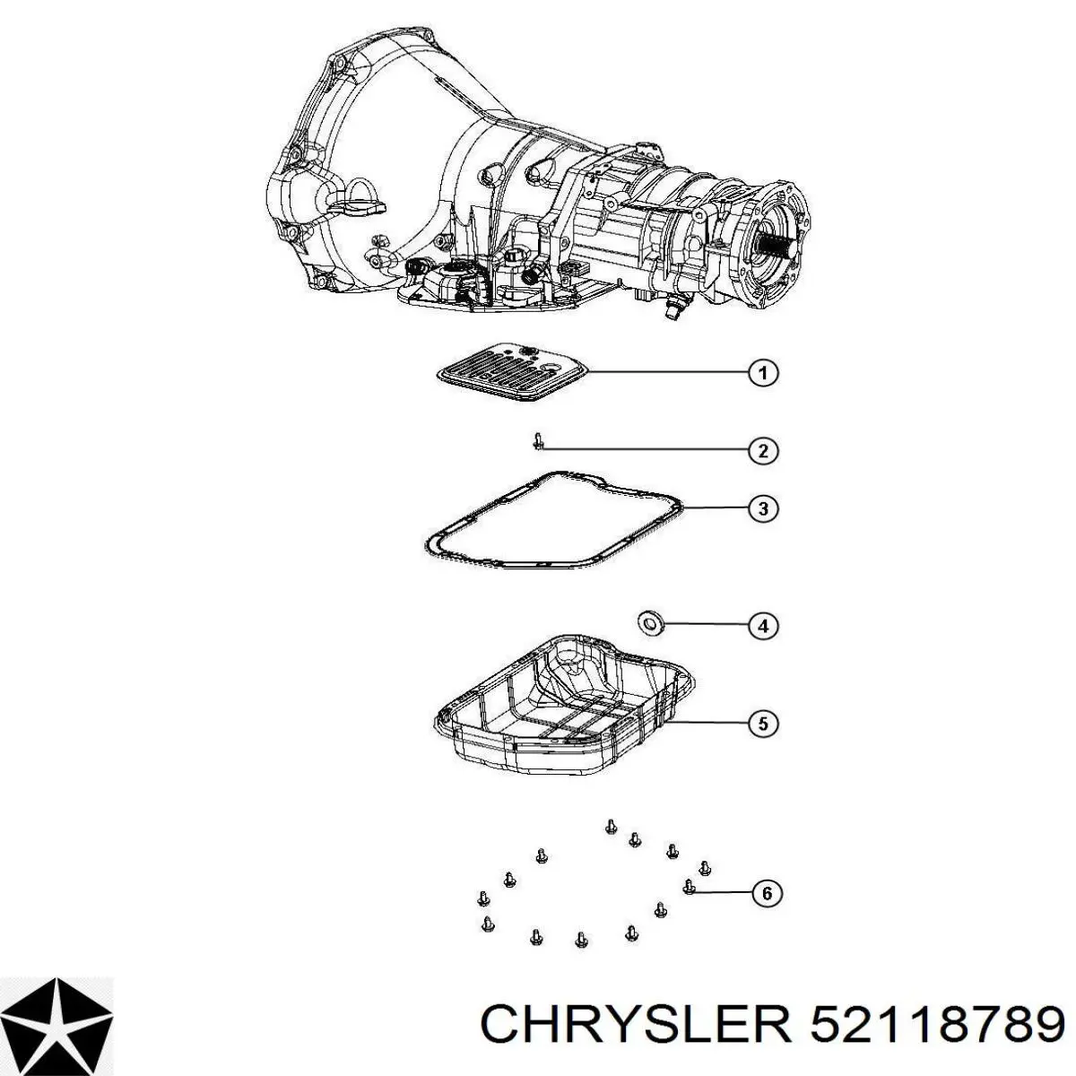 Filtro da Caixa Automática de Mudança Chrysler 52118789 preço, a partir de 18,78 USD