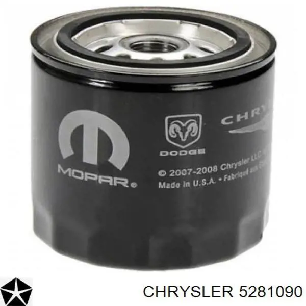 Filtro de óleo Chrysler 5281090 preço, a partir de 6,83 USD