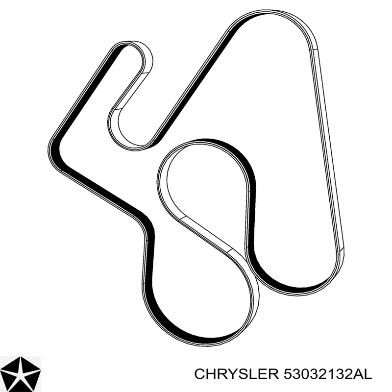 Compre 53032132AL Chrysler Correia dos conjuntos de transmissão