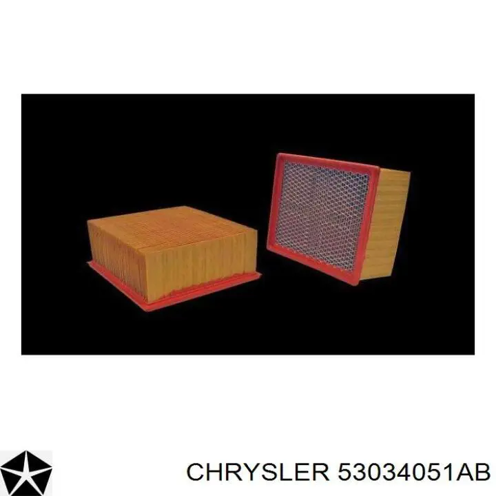 Filtro de ar 53034051AB Chrysler