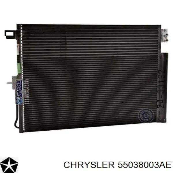 55038003AE Chrysler Radiador de aparelho de ar condicionado