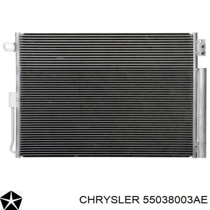 Compre 55038003AE Chrysler Radiador de aparelho de ar condicionado