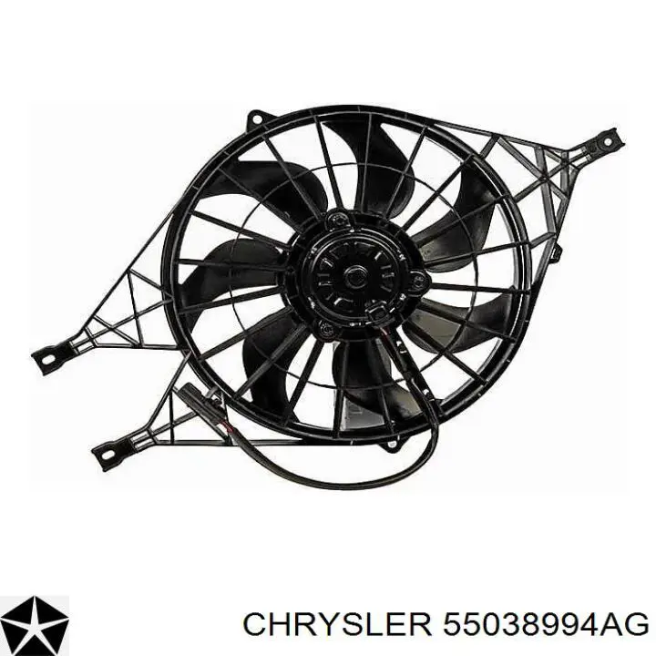 Difusor do radiador de esfriamento, montado com motor e roda de aletas Chrysler 55038994AI preço, a partir de 522,65 USD