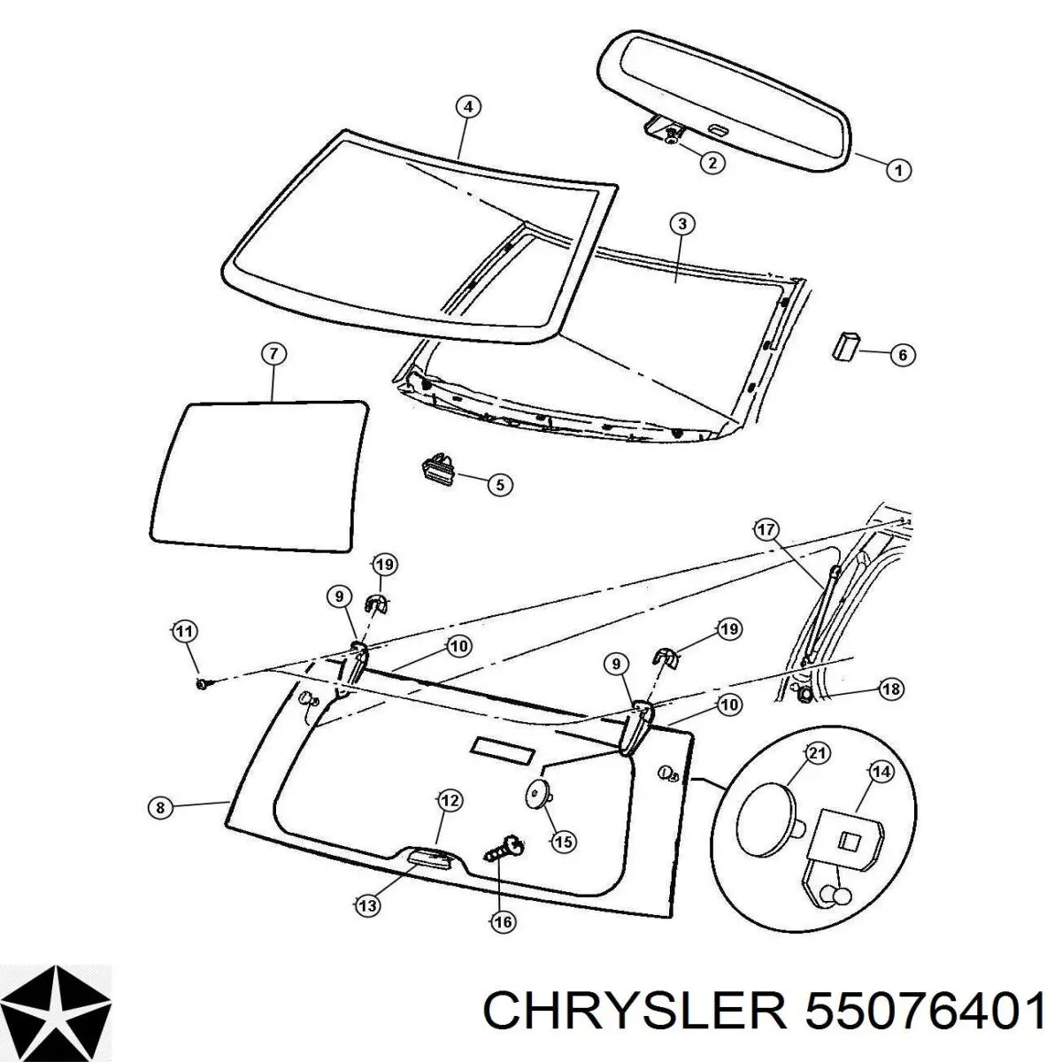  Chrysler 55076401 preço, a partir de 6,94 USD