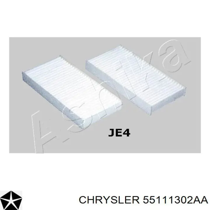 Filtro de salão Chrysler 55111302AA preço, a partir de 4,68 USD