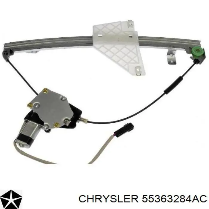 Compre 55363284AC Chrysler Mecanismo de acionamento de vidro da porta traseira direita