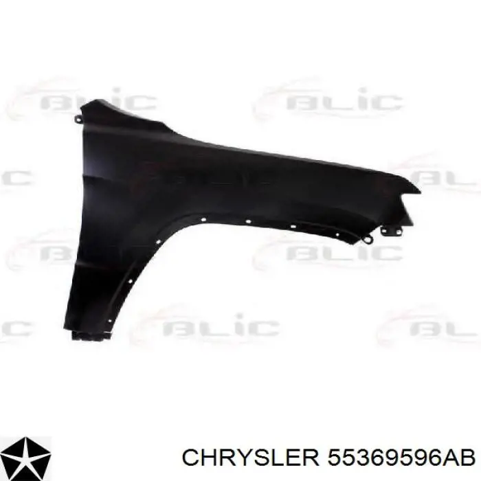 Compre 55369596AB Chrysler Pára-lama dianteiro direito