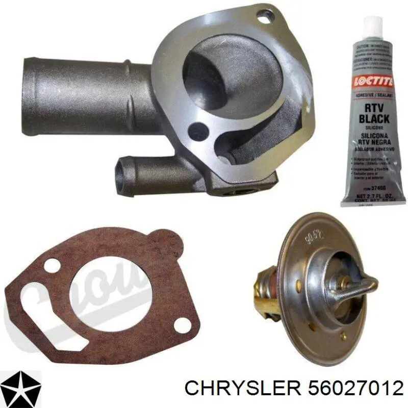 Compre 56027012 Chrysler Sensor de temperatura do fluido de esfriamento