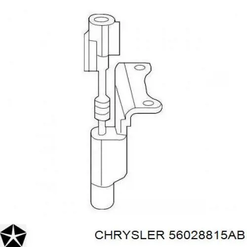 Compre 56028815AB Chrysler Sensor de posição (de revoluções) de cambota