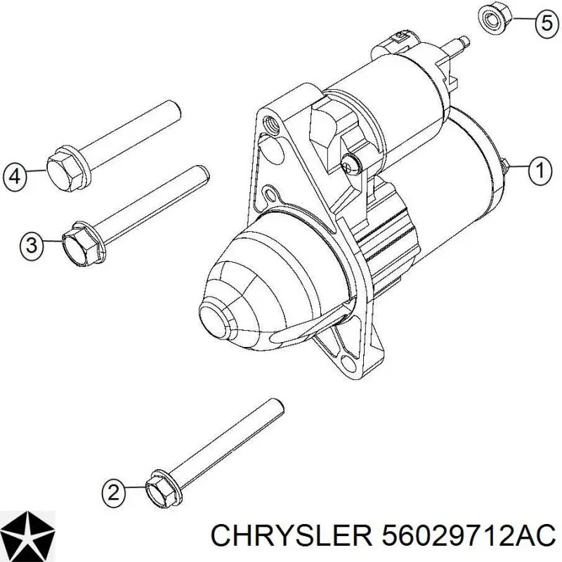 Motor de arranco Chrysler 56029712AC preço, a partir de 116,17 USD