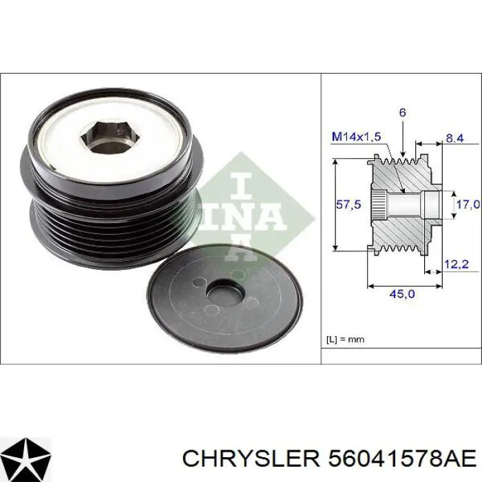 Gerador Chrysler 56041578AE preço, a partir de 221,72 USD