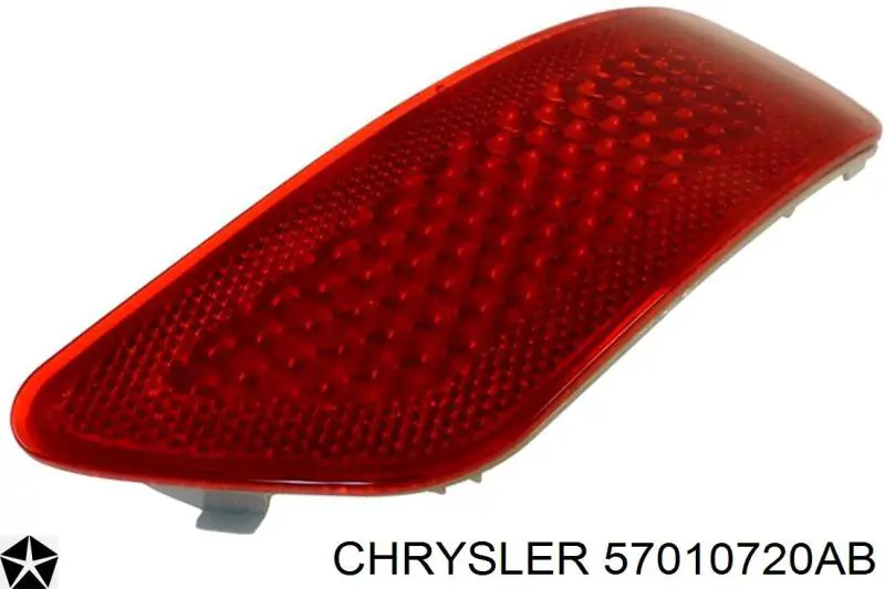 Retrorrefletor (refletor) do pára-choque traseiro direito Chrysler 57010720AB preço, a partir de 45,95 USD