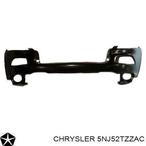 5NJ52TZZAC Chrysler Pára-choque dianteiro, parte superior