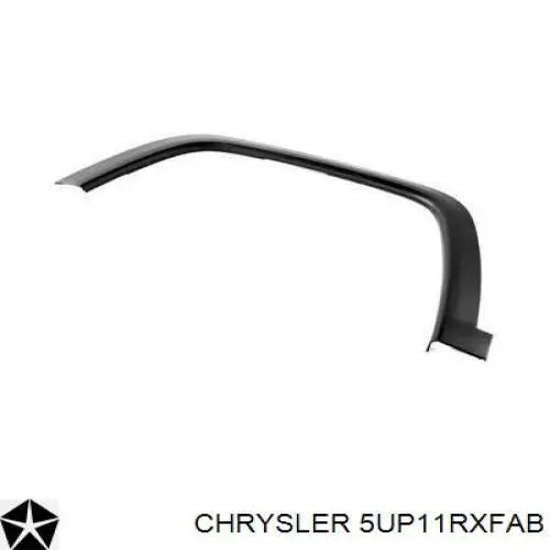 5UP11RXFAB Chrysler Expansor (placa sobreposta) de arco do pára-lama dianteiro esquerdo