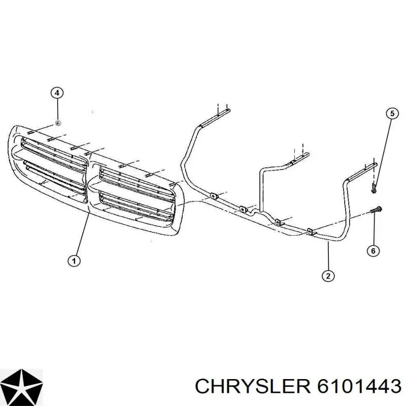 Reforçador dos freios a vácuo Chrysler 6101443 preço, a partir de  