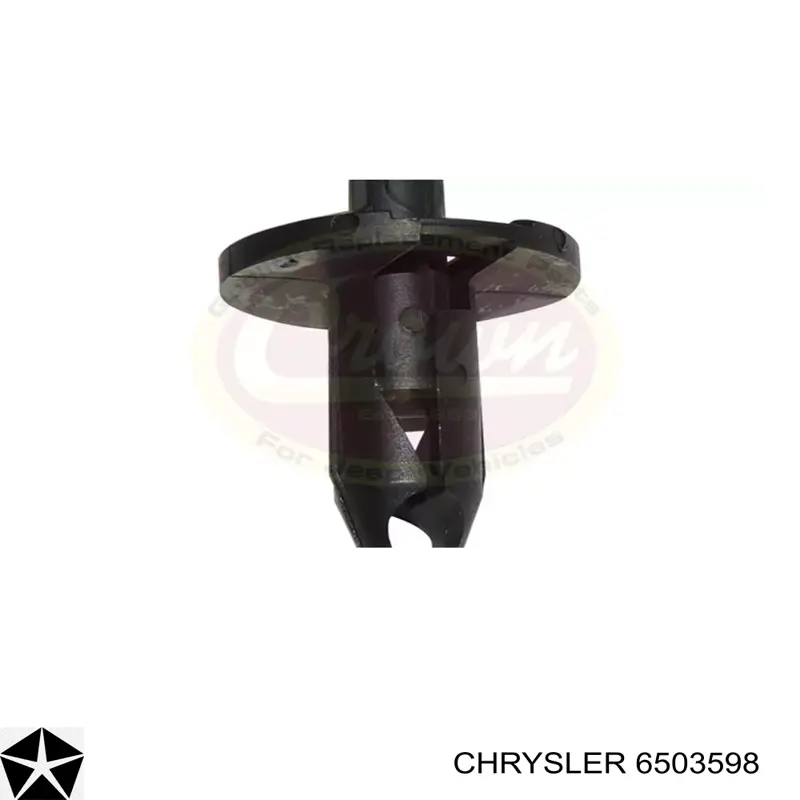 Cápsula (prendedor) de fixação de grelha do radiador ao panel Chrysler 6503598 preço, a partir de 9,95 USD
