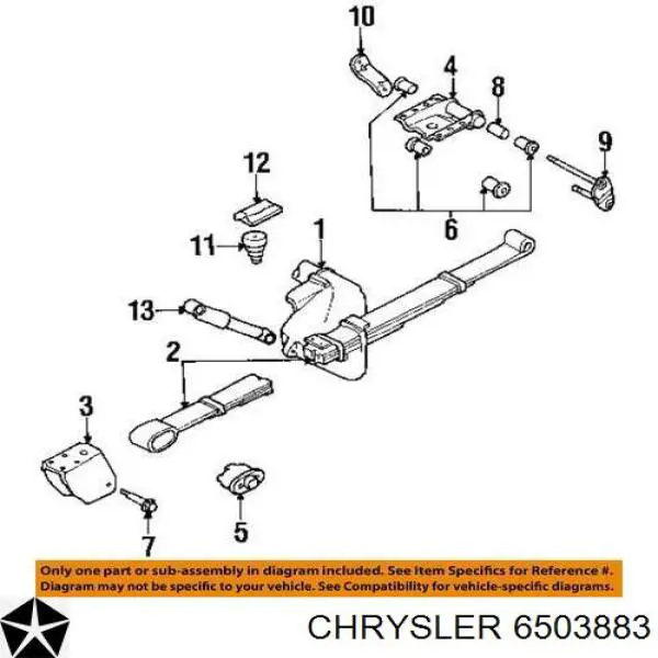  Chrysler 6503883 preço, a partir de  
