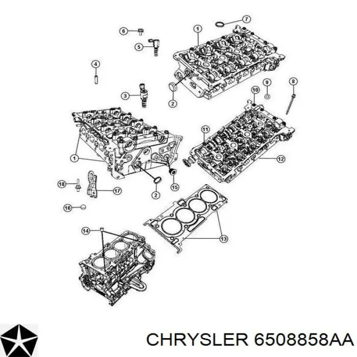 206730 Elring Parafuso de cabeça de motor (CBC)