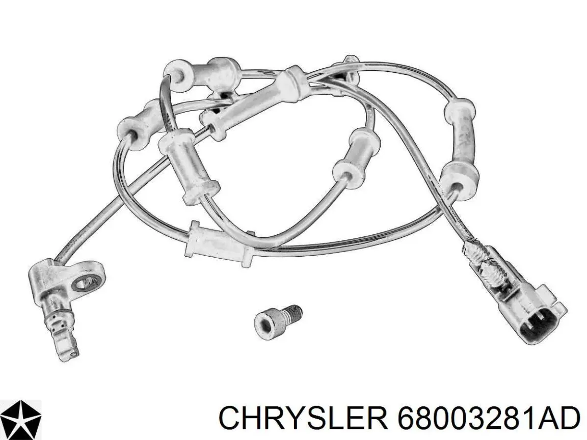 Sensor dianteiro de ABS 68003281AA Chrysler
