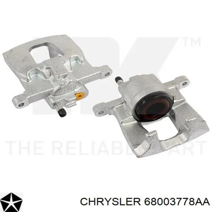 Suporte do freio traseiro direito 68003778AA Chrysler