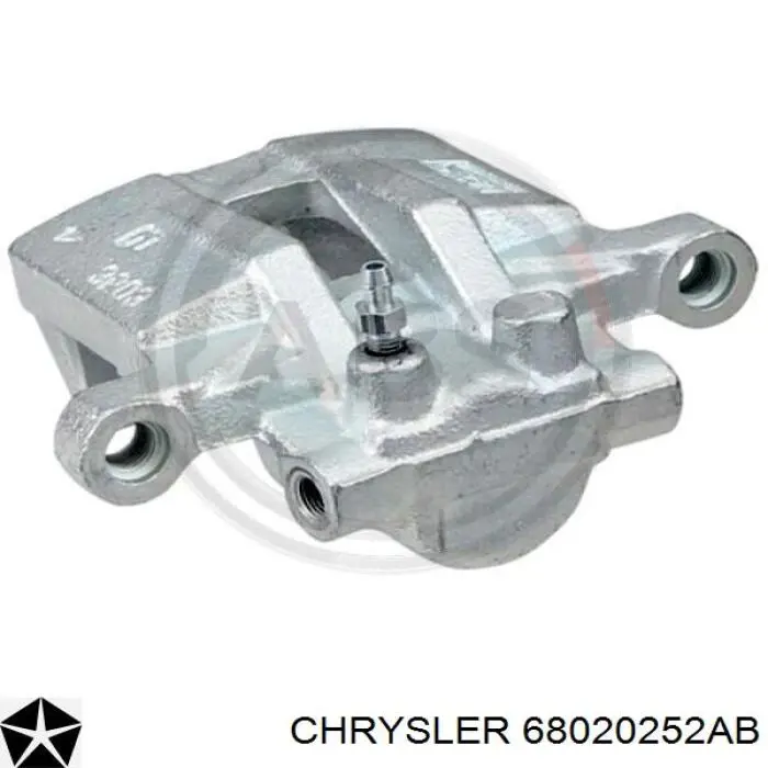 68020252AB Chrysler Suporte do freio traseiro direito