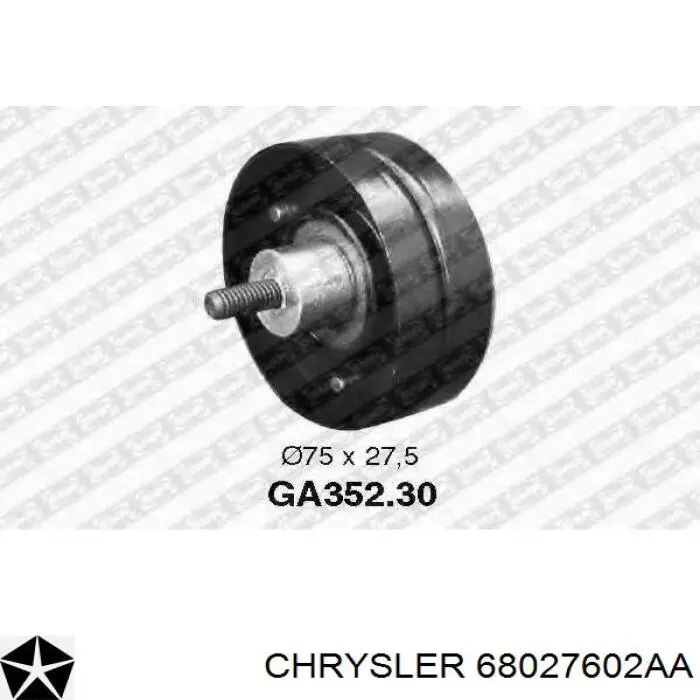 Reguladora de tensão da correia de transmissão VM30602008 Chrysler