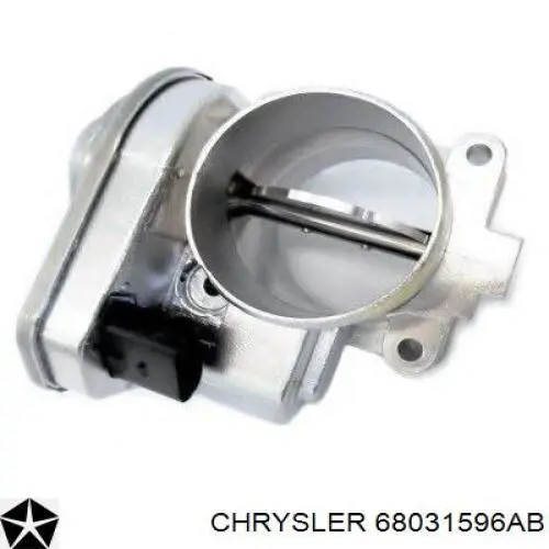 68031596AB Chrysler Válvula de borboleta montada