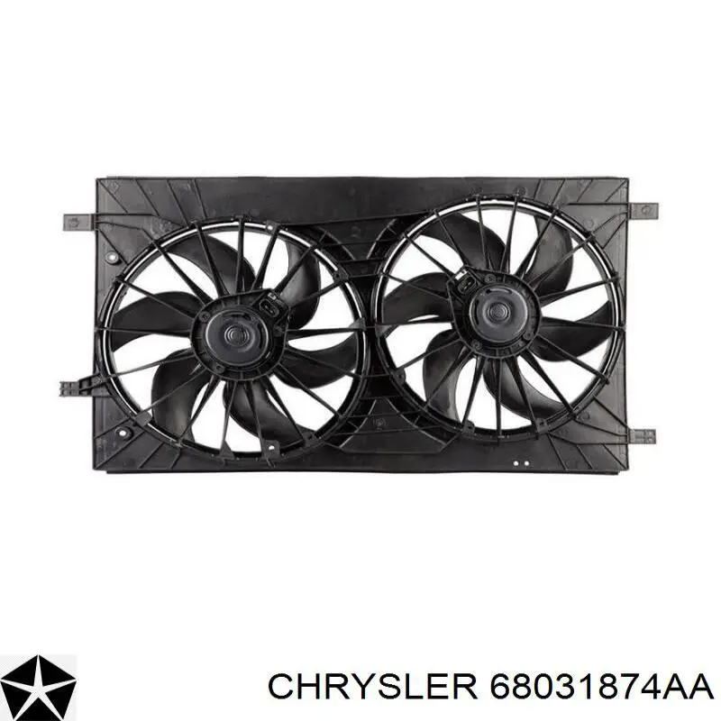 K68031874AA Fiat/Alfa/Lancia Motor de ventilador do sistema de esfriamento