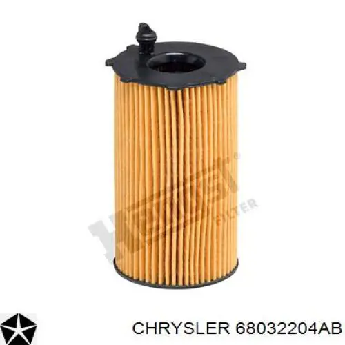 Filtro de óleo Chrysler 68032204AB preço, a partir de 4,77 USD