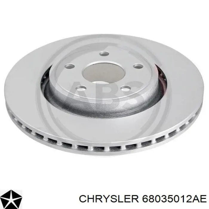 Disco do freio dianteiro Chrysler 68035012AE preço, a partir de 89,18 USD