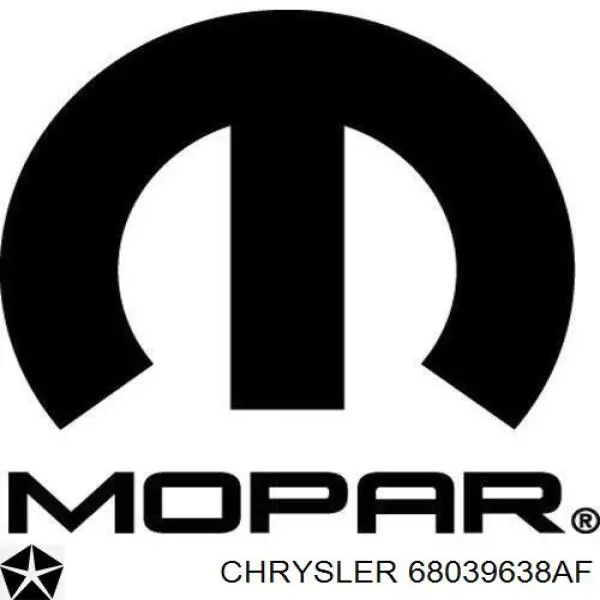 68039638AF Chrysler Amortecedor dianteiro direito