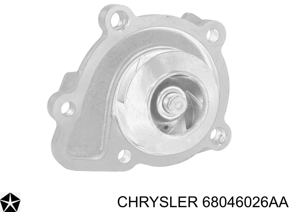 68046026AA Chrysler Bomba de água (bomba) de esfriamento