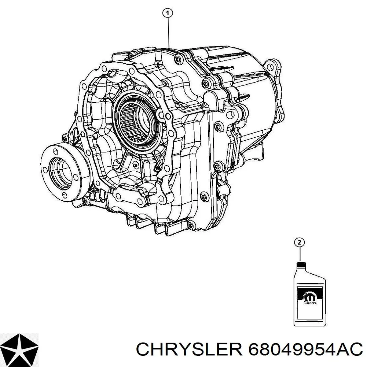 68049954AC Chrysler Óleo de transmissão