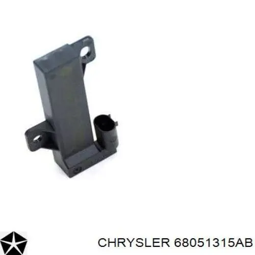 Antena de fecho da porta 68051315AB Fiat/Alfa/Lancia