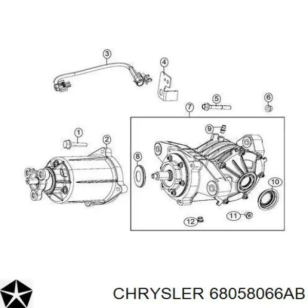 Acoplamento Haldex Fiat/Alfa/Lancia K68058066AB preço, a partir de 2011,00 USD