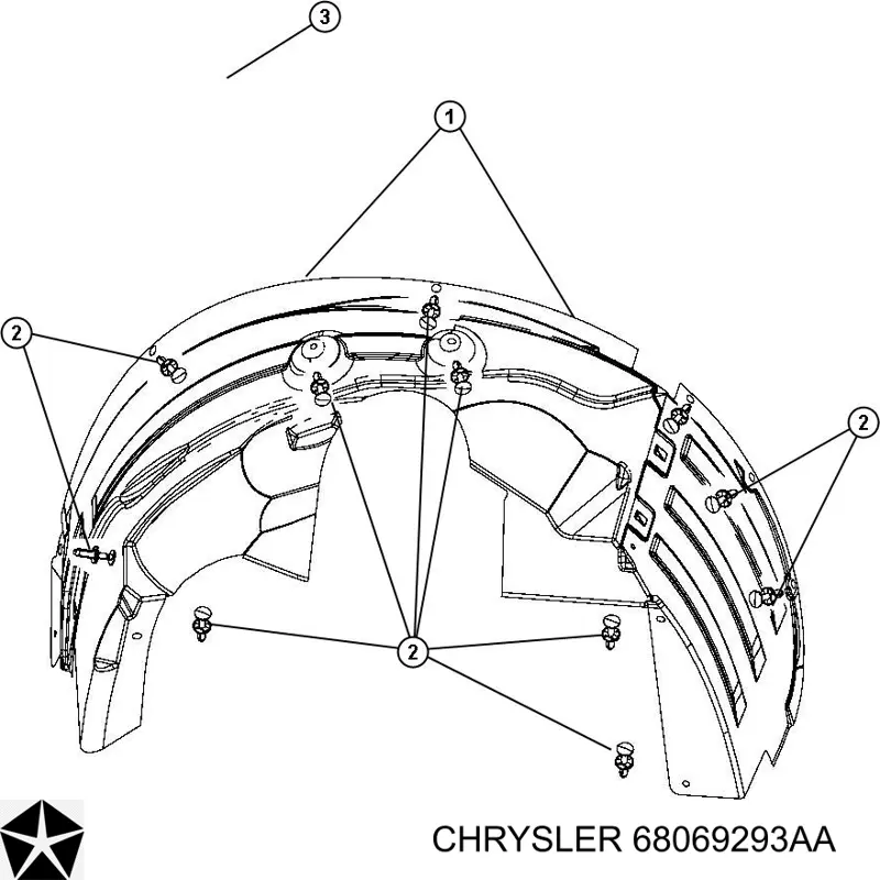  Chrysler 68069293AA preço, a partir de  USD