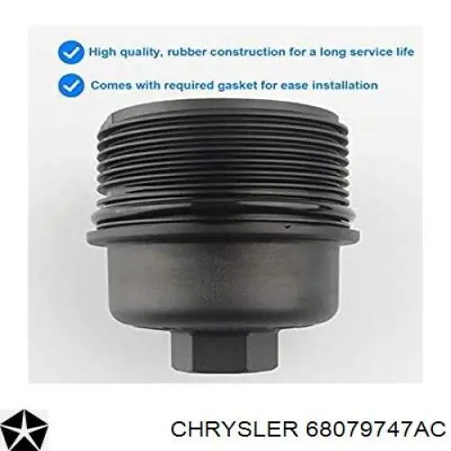 Tampa do filtro de óleo Chrysler 68079747AC preço, a partir de 11,55 USD