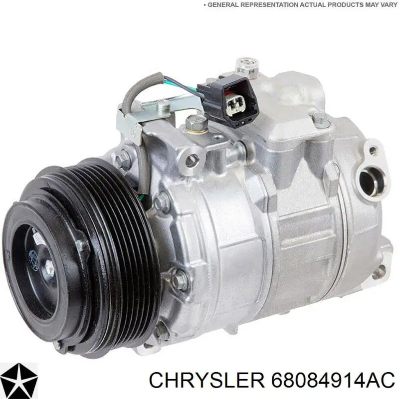 68084914AC Chrysler Compressor de aparelho de ar condicionado