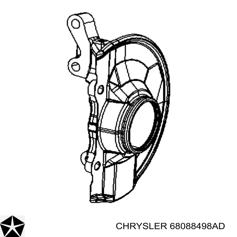 Pino moente (extremidade do eixo) dianteiro direito Chrysler 5085702AJ preço, a partir de 76,88 USD