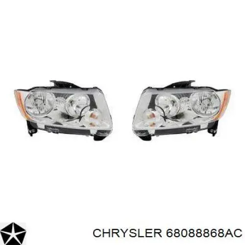68088868AC Chrysler Luz direita