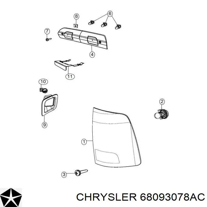 Compre 68093078AC Chrysler 