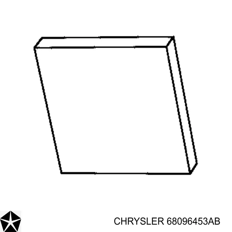 Compre 68096453AB Chrysler Filtro de salão